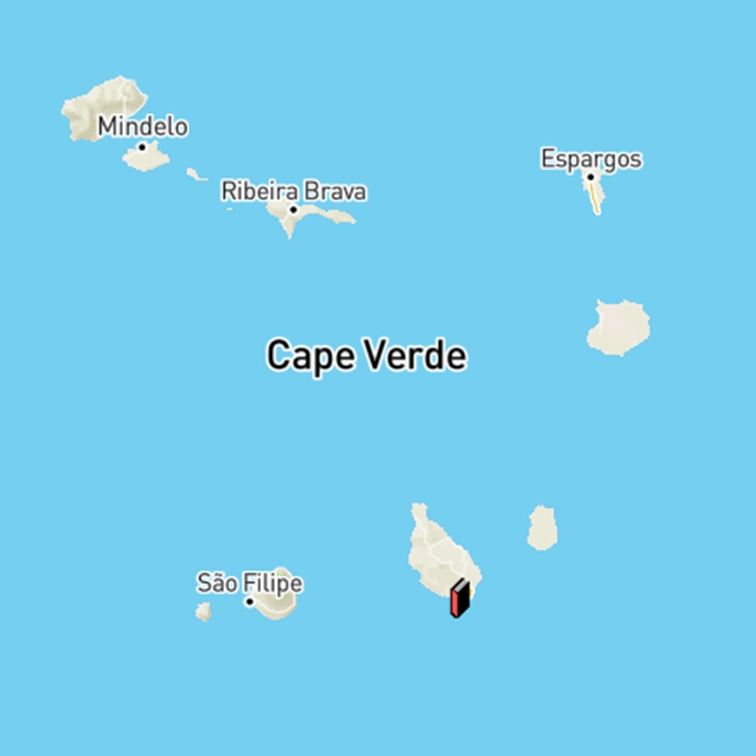 Mapa de Cabo Verde